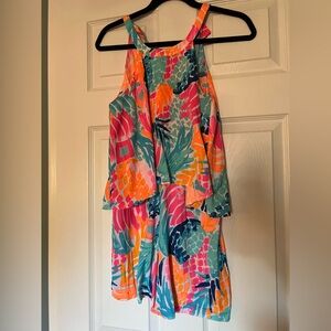 Lilly Pulitzer Colorful Tropical Romper